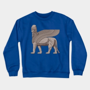 Lamassu Winged lion Assyrian Crewneck Sweatshirt